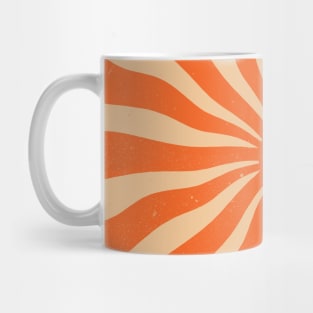 Retro Sun Vintage 70s 2 Orange Mug